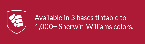 Choose one of three tintable bases.